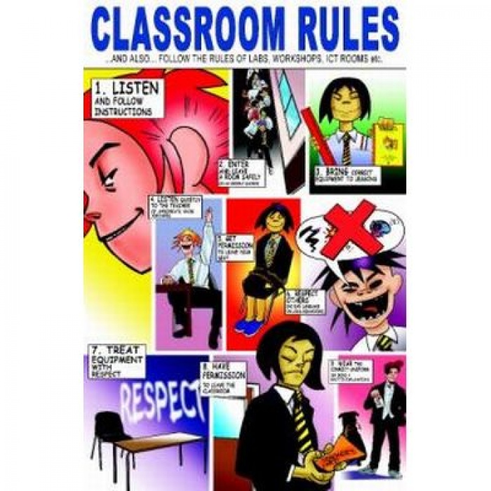 Classroom Rules Poster By Martin Baines Sports Supports Mobility